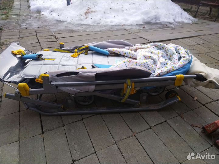 Детские санки коляска бу