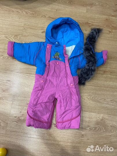 Зимний комбинезон для девочки