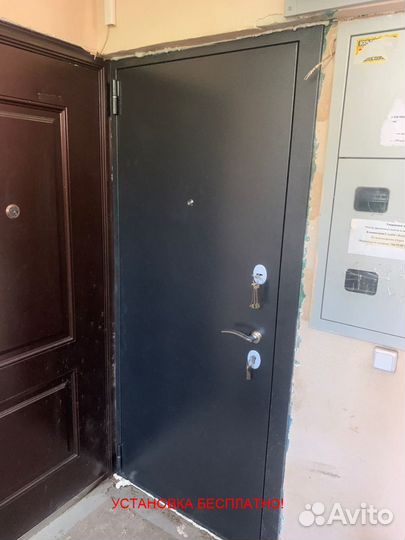 Дверь входная в квартиру с установкой