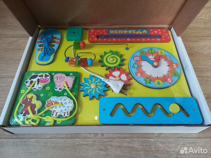 Игра развивающая бизиборд 