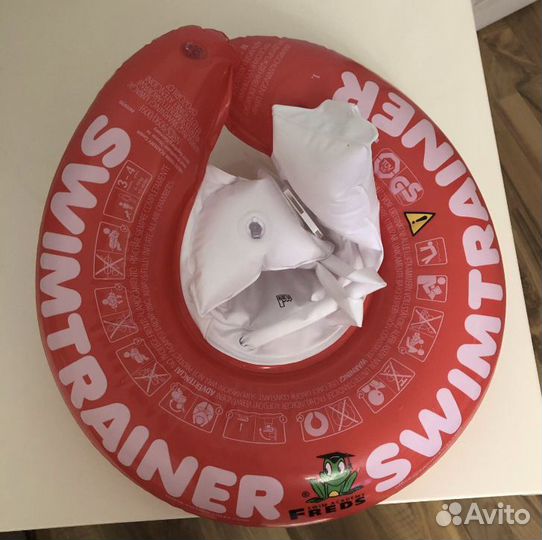 Круг для плавания swimtrainer красный от 3 мес