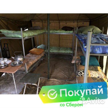 Палатка Гарнизон-8 комбинированная новая