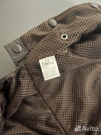 Дождевик для маленькой собаки р.10