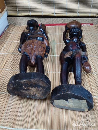 Фигурки из дерева Африканские.Пара