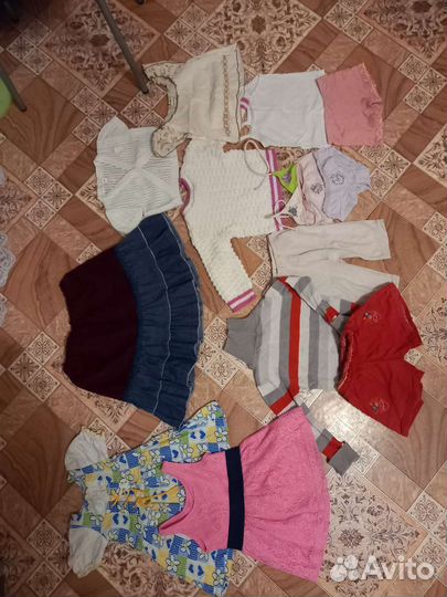Набор вещей на девочку 1-3 года