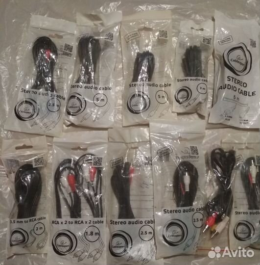 Кабель jack 3.5 2 rca