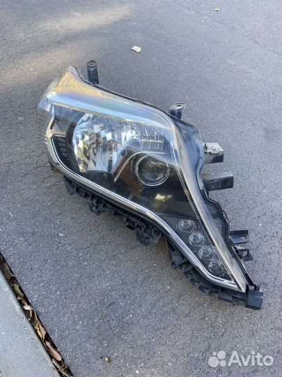 Передние фары тойота land cruiser prado 150