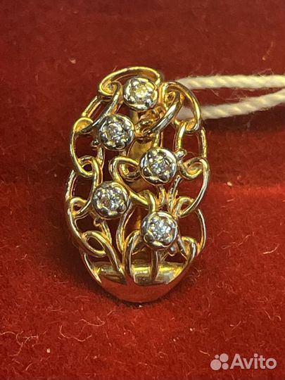 Золотые серьги