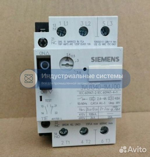 Автоматический выключатель Siemens 3VU13401MJ00