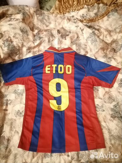 Футбольная футболка eto'o 2 xl ретро