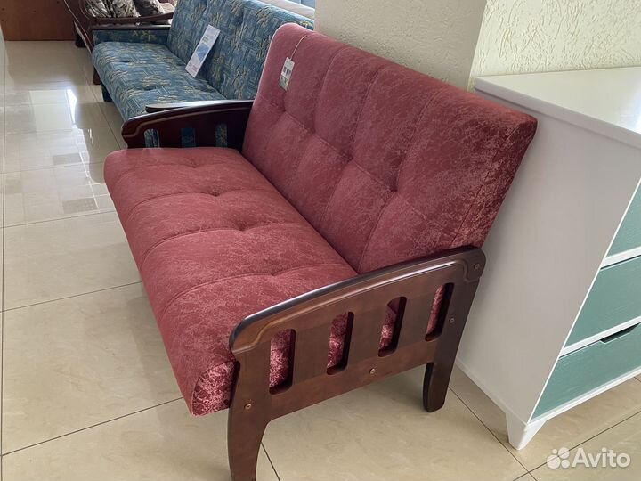 Мини-диван деревянный Ретро