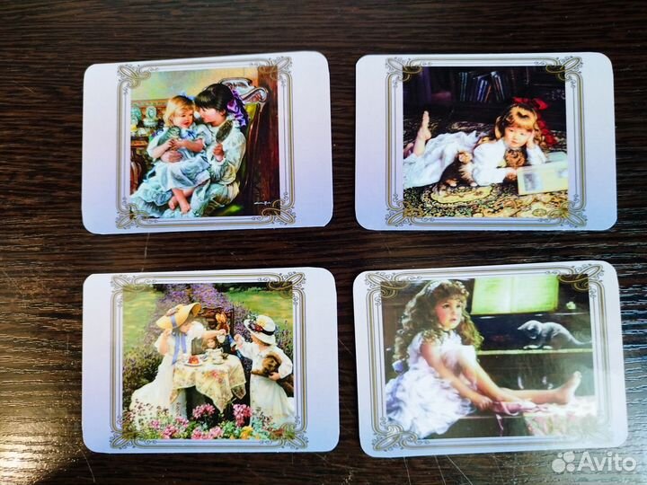 Ретро-календарики. Сандра Кук. Дети. Лотом 14 шт