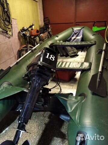 Лодка пвх nissan marin с мотором тохатсу 18