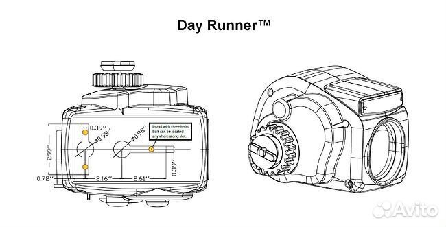 Лебедка электрическая на трейлер, 2500lbs, черная