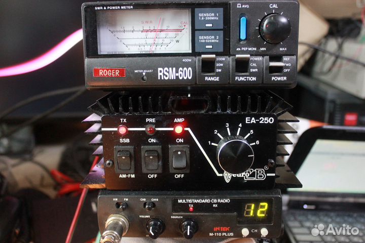 Рация Intek M-110+Усилок EA-250 26 - 29 и антенна