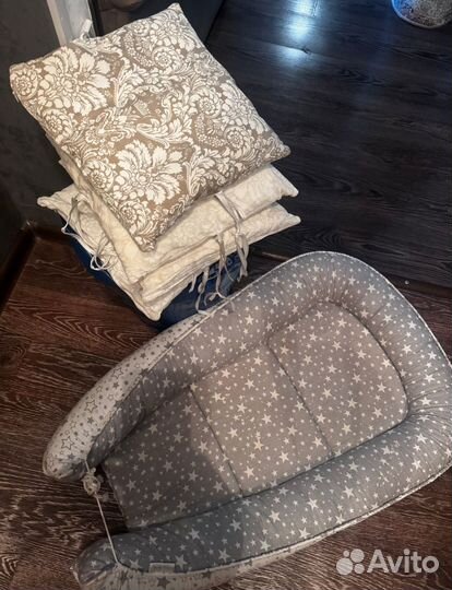 Кокон и бортики в кроватку