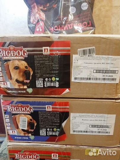 Влажный корм для собак биг дог