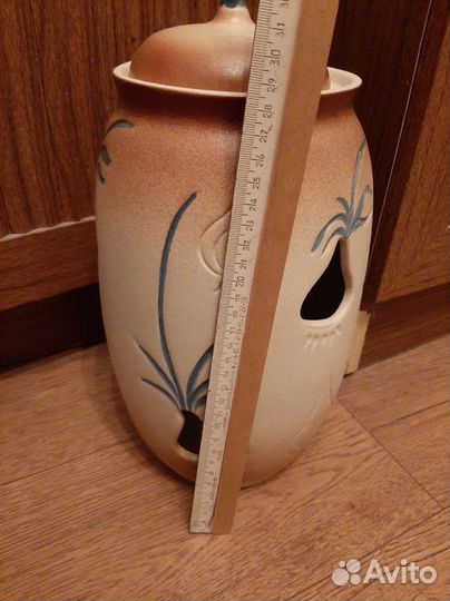 Банка под чеснок большая новая керамика большая