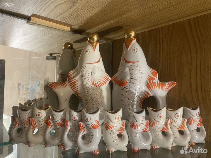 Рыбки с рюмками СССР