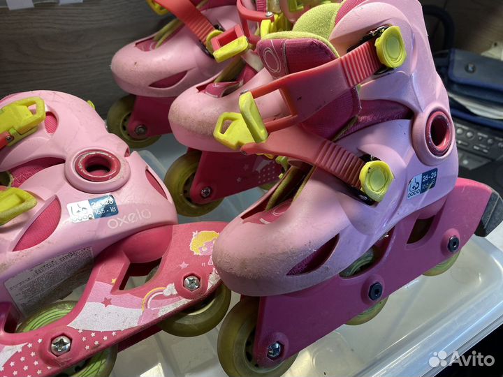 Ролики детские 26-28 размер Oxelo