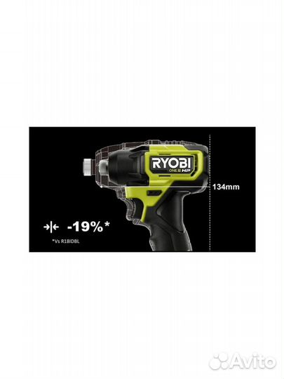 Ryobi ONE+ HP Импульсный винтоверт RID18C-0 без ак