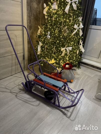 Санки на колесах