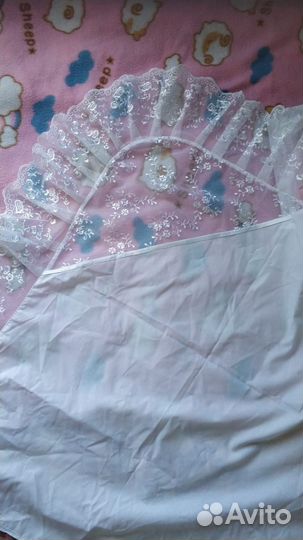 Конверт на выписку весна-осень для девочки