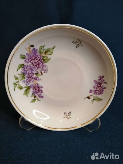 Блюдце Сирень Дулево