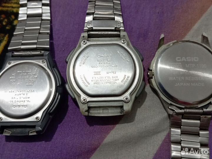 Наручные часы casio 3 шт