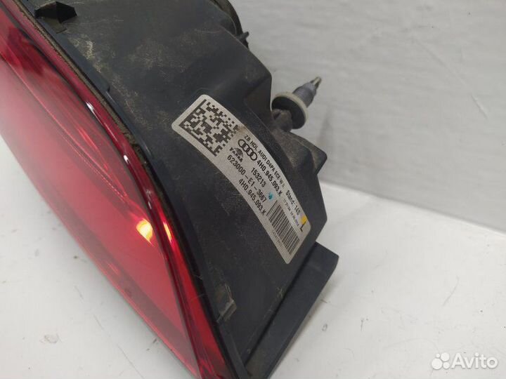 Б/У Б/У Фонарь крышки багажника левый 4H0945093K