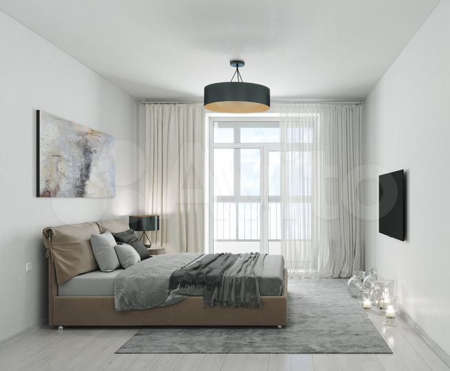 2-к. квартира, 38,1 м², 3/25 эт.