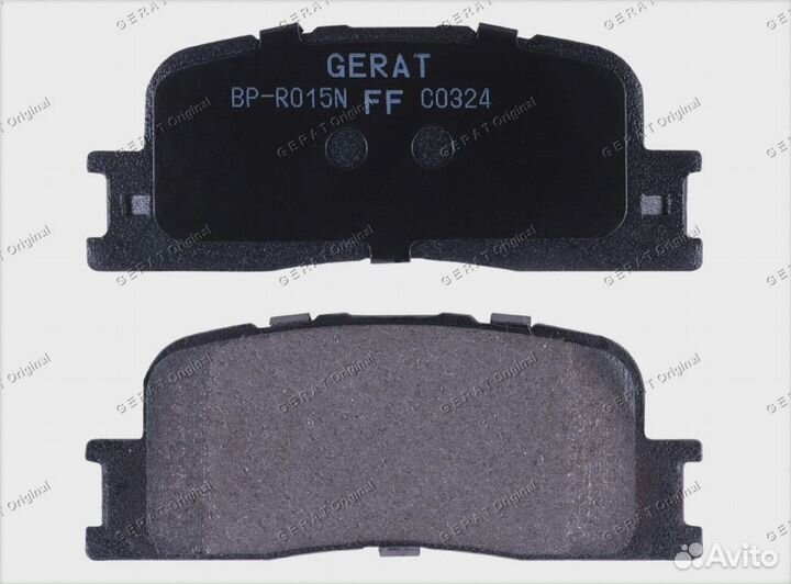 Тормозные колодки Gerat BP-R015N (задние) Normal