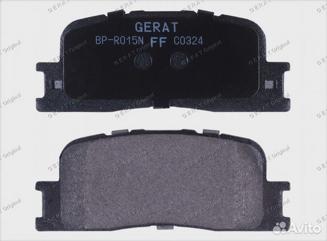 Тормозные колодки Gerat BP-R015N (задние) Normal