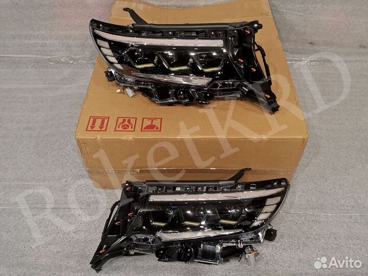 Фары на Toyota Land Cruiser Prado 150 Стиль Lexus