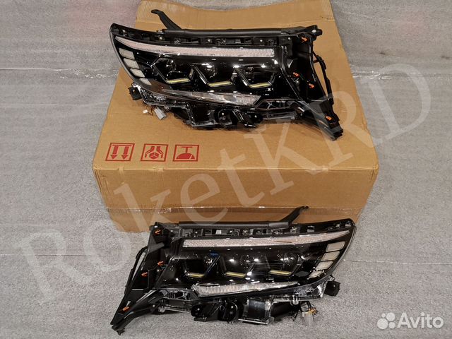 Фары на Toyota Land Cruiser Prado 150 Стиль Lexus