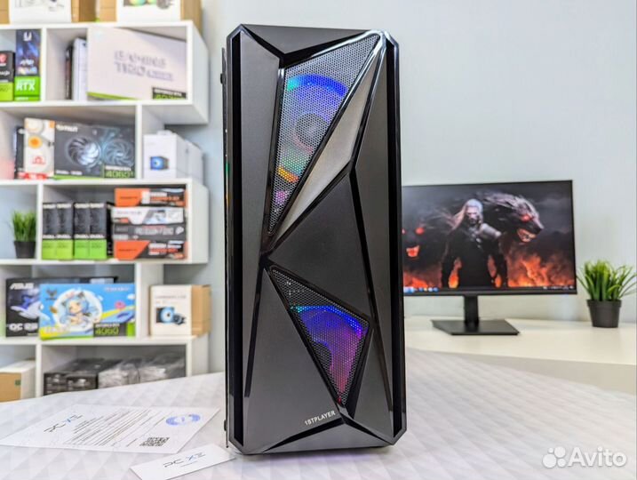 Игровой компьютер 12/24ядр, DDR4 16GB, SSD, 500W