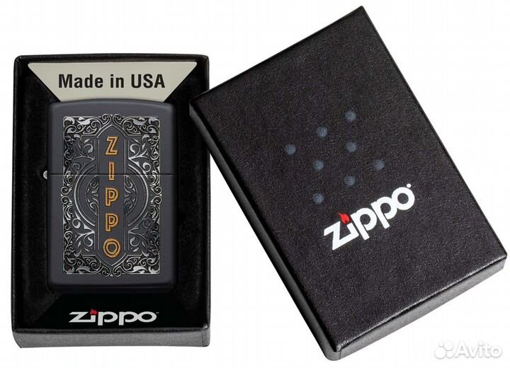 Зажигалка Zippo Black Matte 49535