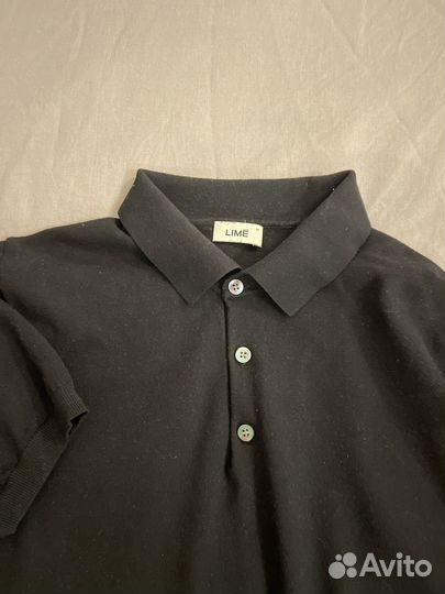 Поло Lime черное