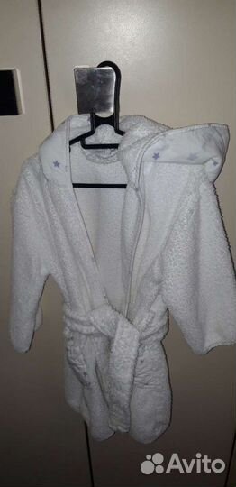 Халат выс. качества, 2 шт для двойни, 92-104