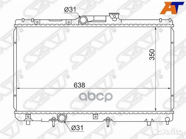 Радиатор Toyota Corolla (E100,E110) 91-02 / Cor