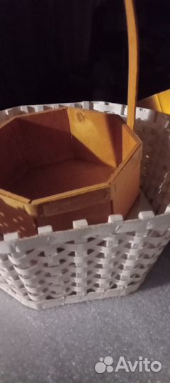 Корзина плетеная большая