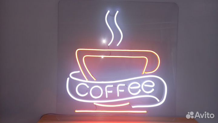 Рекламная вывеска Coffee