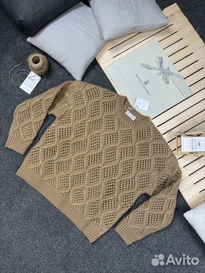 Шерстяной свитер женский Brunello Cucinelli