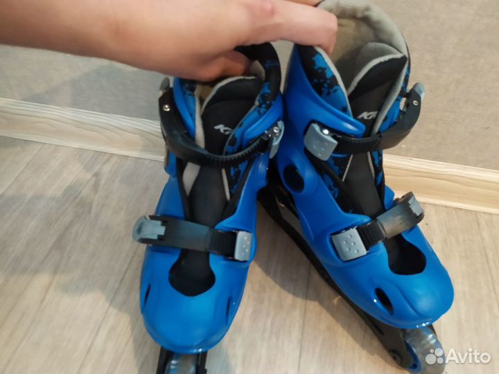 Роликовые коньки с защитой