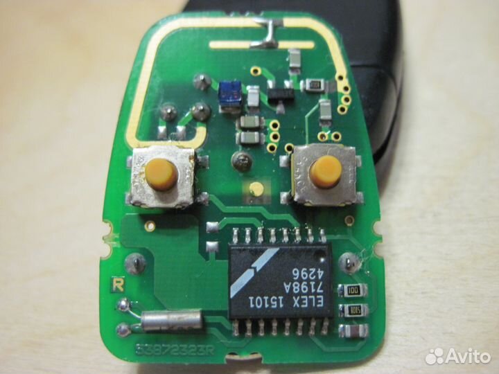 Land rover двухкнопочный пульт lucas 3TXA KEY