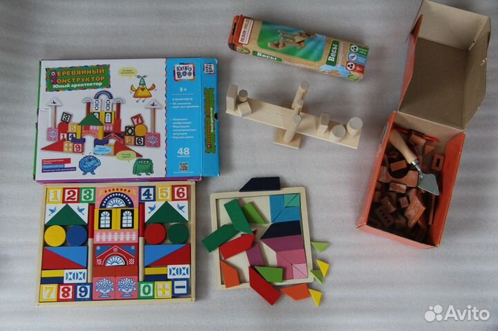 Развивающие игрушки деревянные