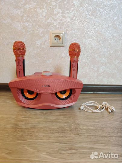 Bluetooth колонка sdrd SD-306 + два микрофона