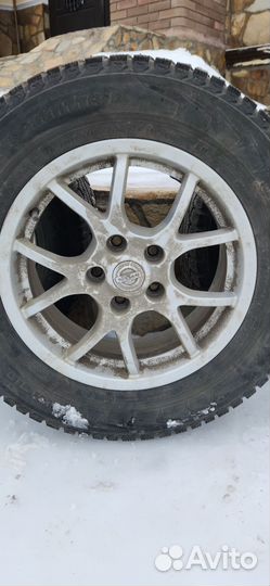 Литые диски R16 5x114 3 nissan с зимней резиной