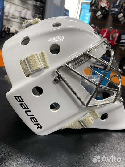 Шлем вратаря bauer 960 XPM CAT SR бел S