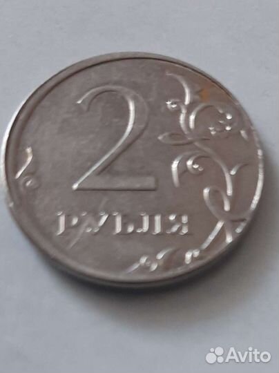 Монета заводской брак